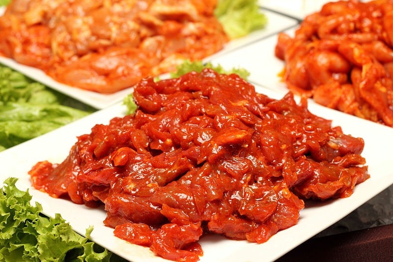 花瓣素材_生腌牛肉_107285328