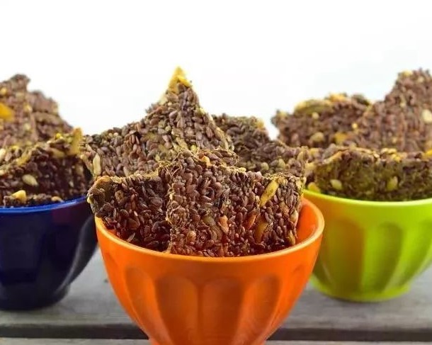 亚麻籽奇亚籽脆片制作方法